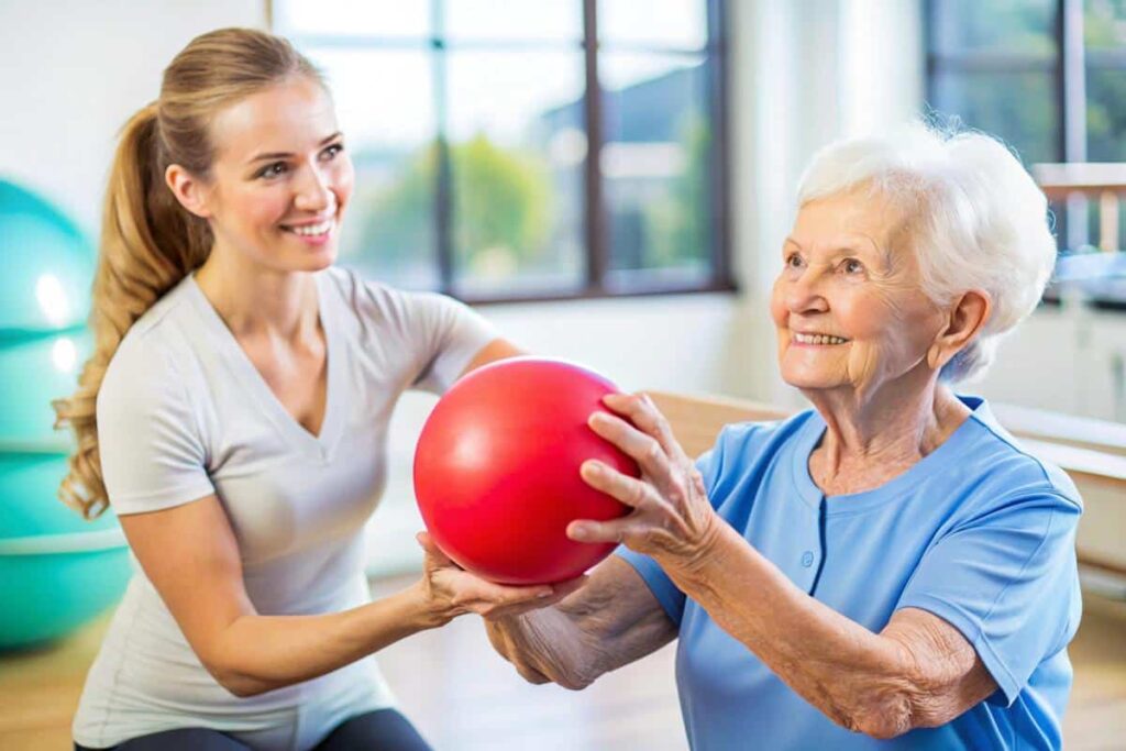 Sage Oak of Lake Charles | Senior Getting Rehab